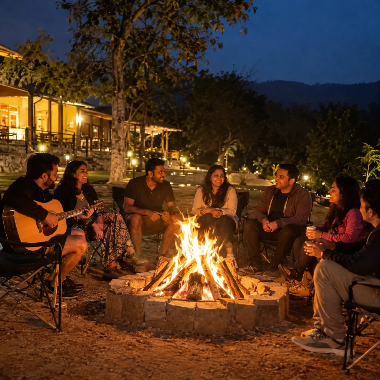 Camp fire