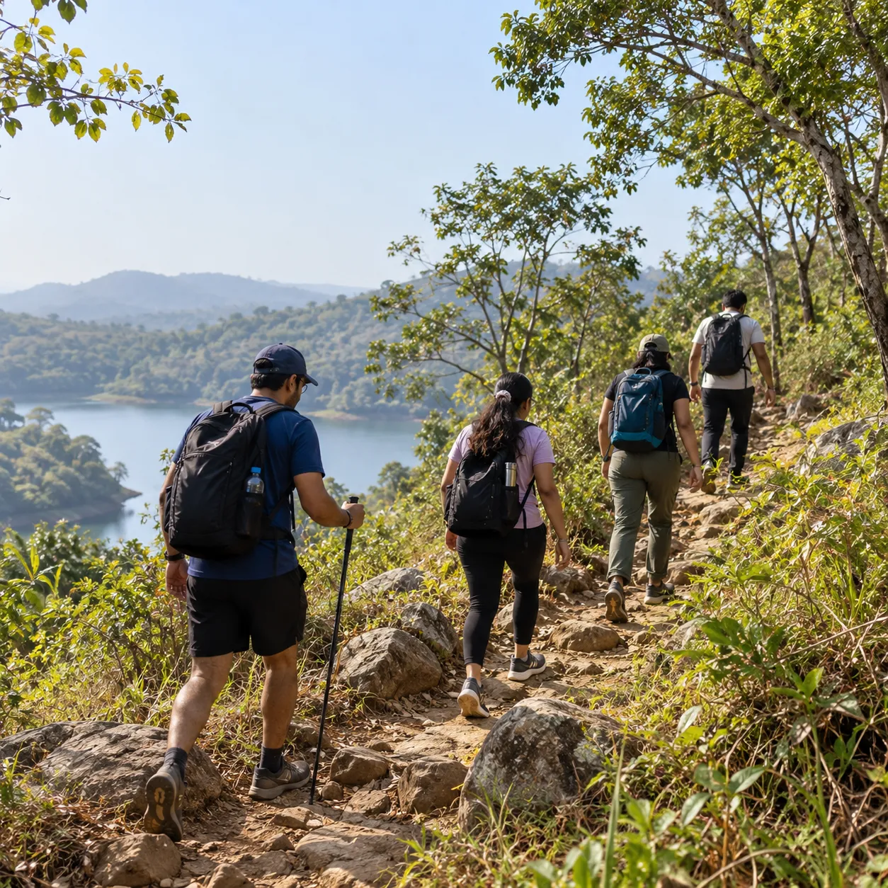 Hiking and trekking