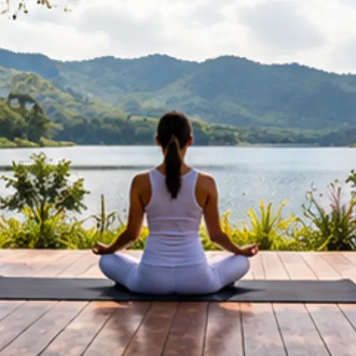 Meditation yoga deck